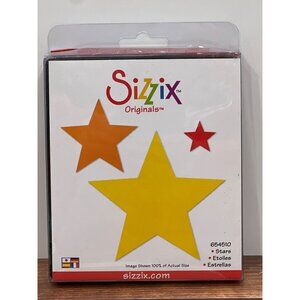 HTF Lightly used Sizzix Originals Stars Die 654510